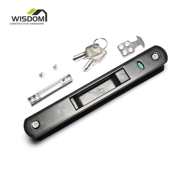 Aluminium Sliding Hook Lock With keys WSD-SL209A - Image 4